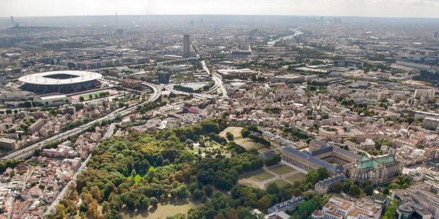 Centre Ville De Saint Denis Vue Du Ciel 1